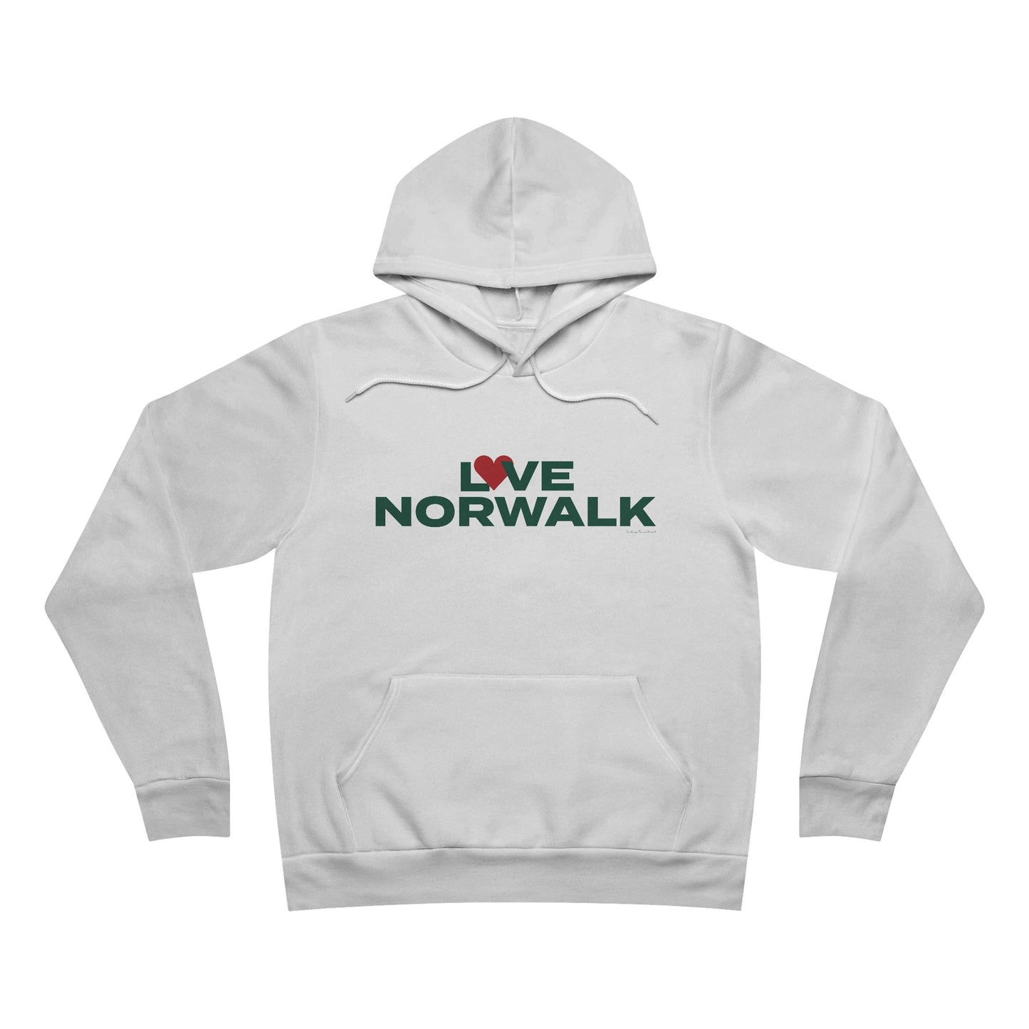 Love Norwalk Unisex Sponge Fleece Pullover Hoodie