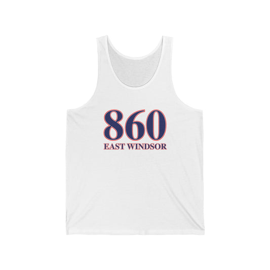 860 East Windsor Red White & Blue Unisex Jersey Tank Top