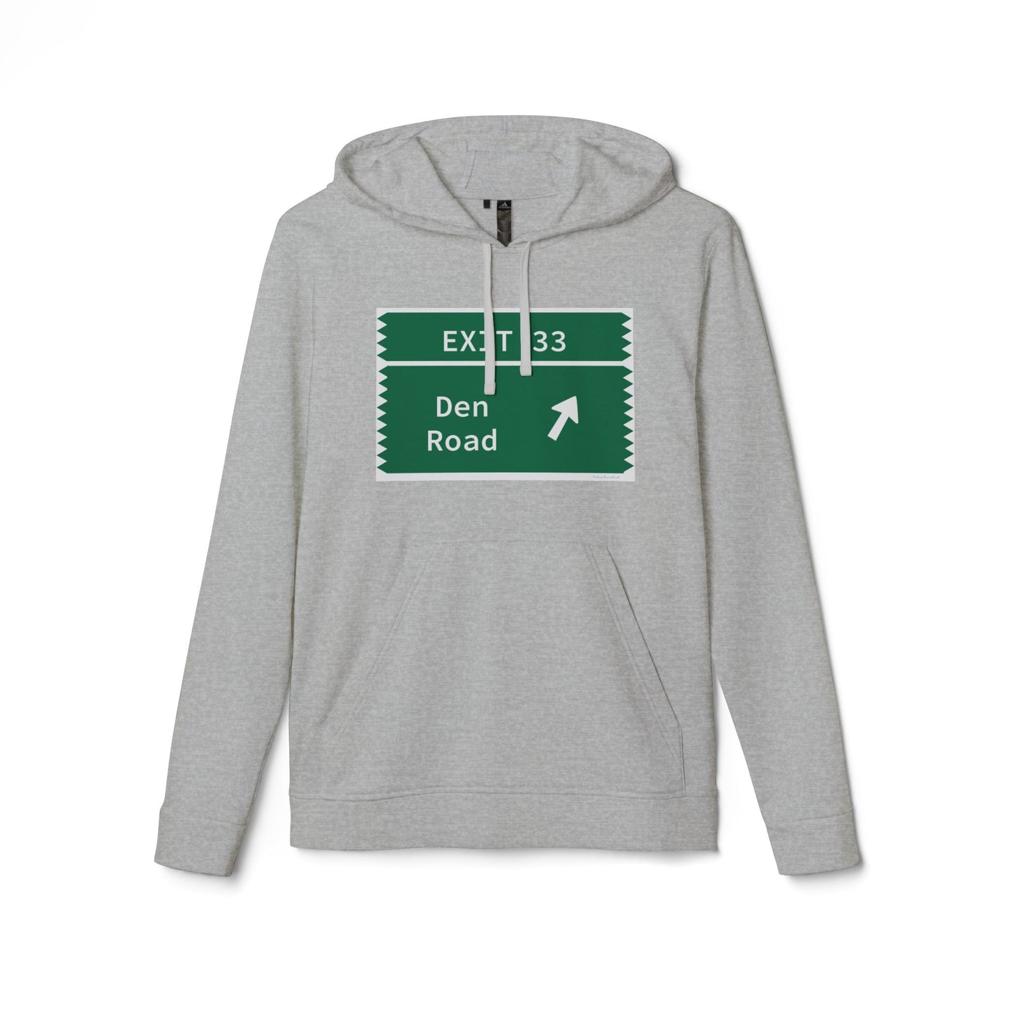 Vintage Merritt Parkway Exit 33 Sign adidas Unisex Fleece Hoodie