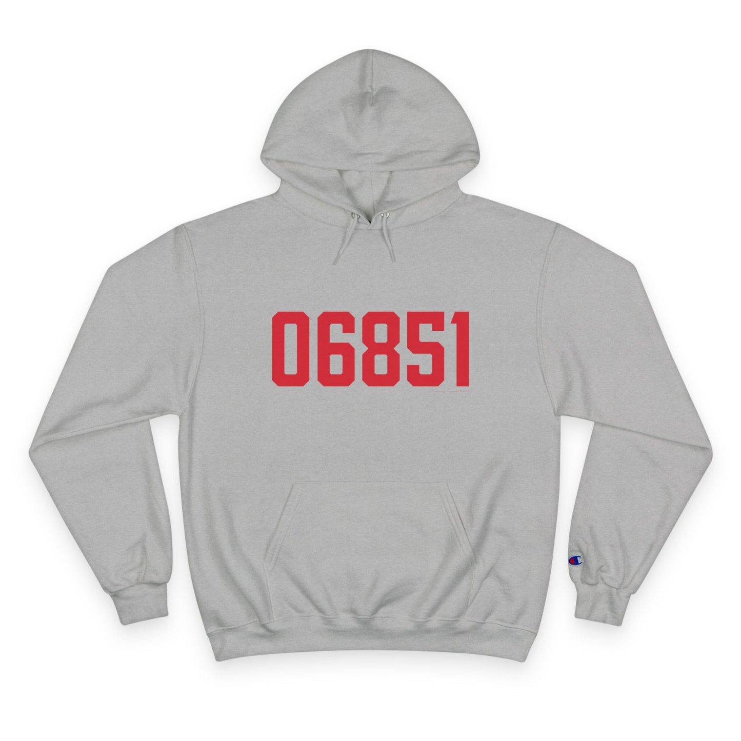 06851 Norwalk Connecticut Zip Code Champion Hoodie Sweatshirt