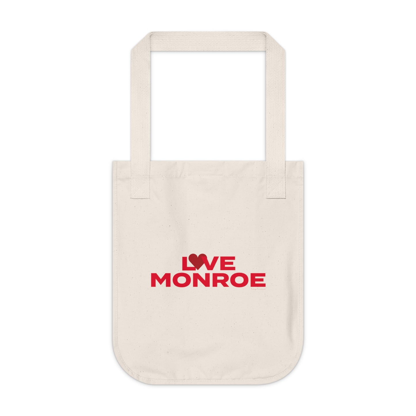 Love Monroe Organic Canvas Tote Bag
