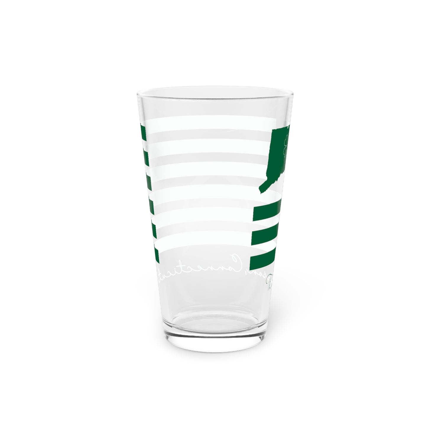 Thompson Connecticut St. Patrick’s Day Flag Pint Glass, 16oz