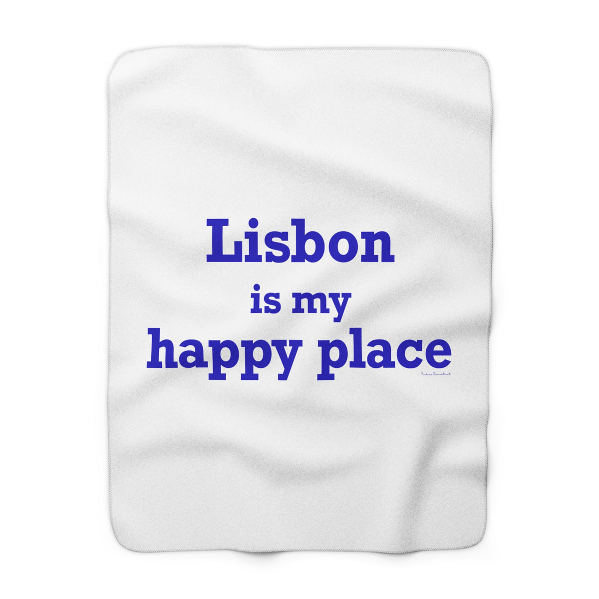 Lisbon is My Happy Place Fleece Blanket