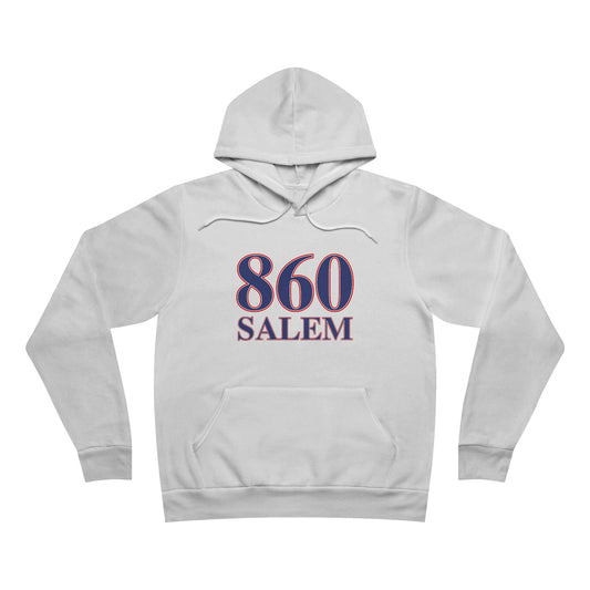 860 Salem Red White & Blue Unisex Sponge Fleece Pullover Hoodie