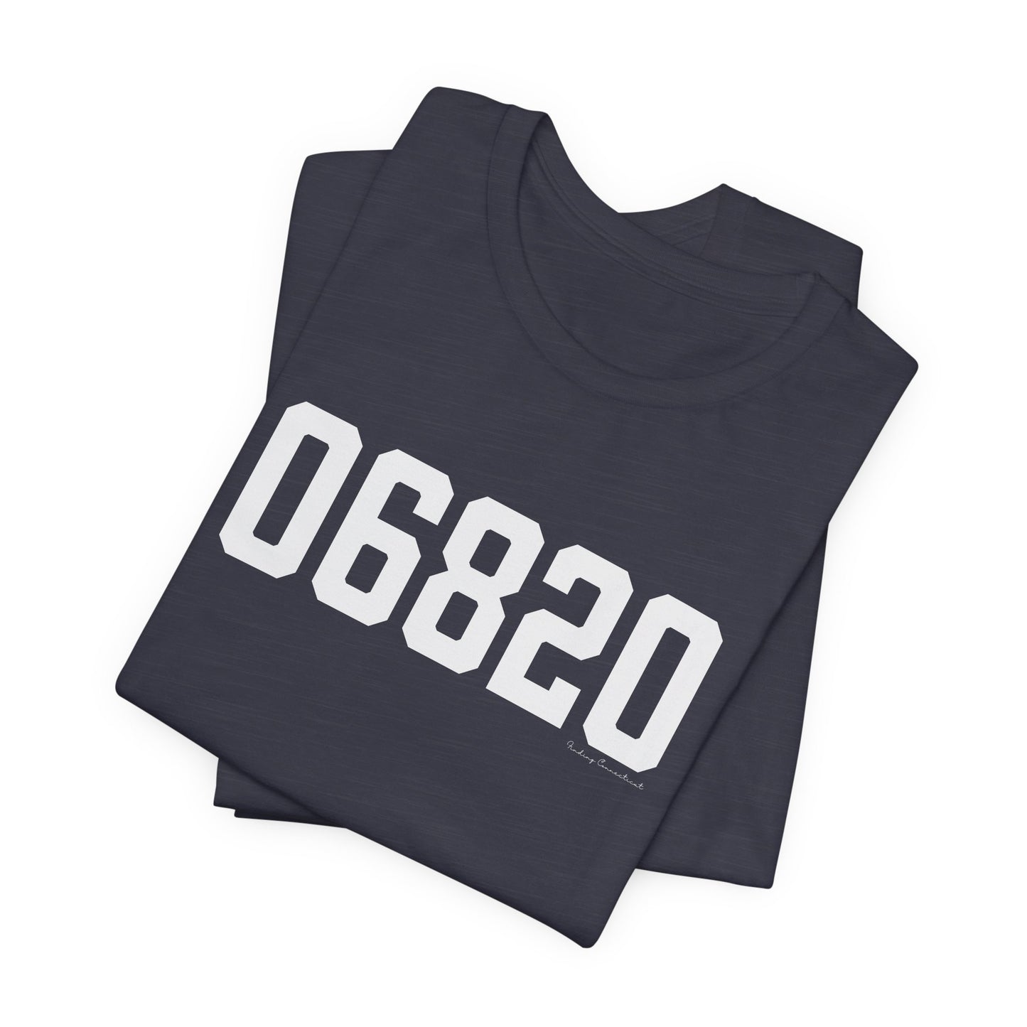 06820 - Darien CT Zip Code Unisex Jersey Short Sleeve T-Shirt