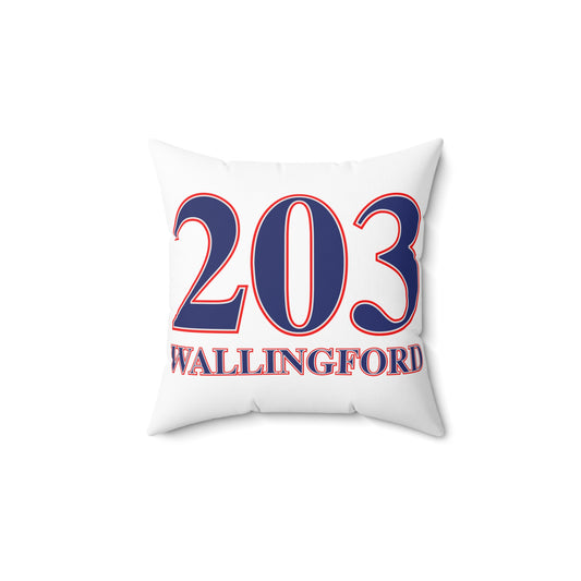 203 Wallingford Red White & Blue Spun Polyester Square Pillow
