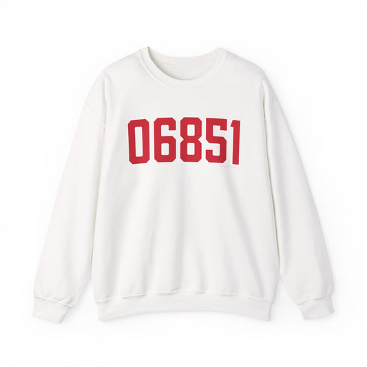 06851 Norwalk Connecticut Zip Code Unisex Heavy Blend™ Crewneck Sweatshirt