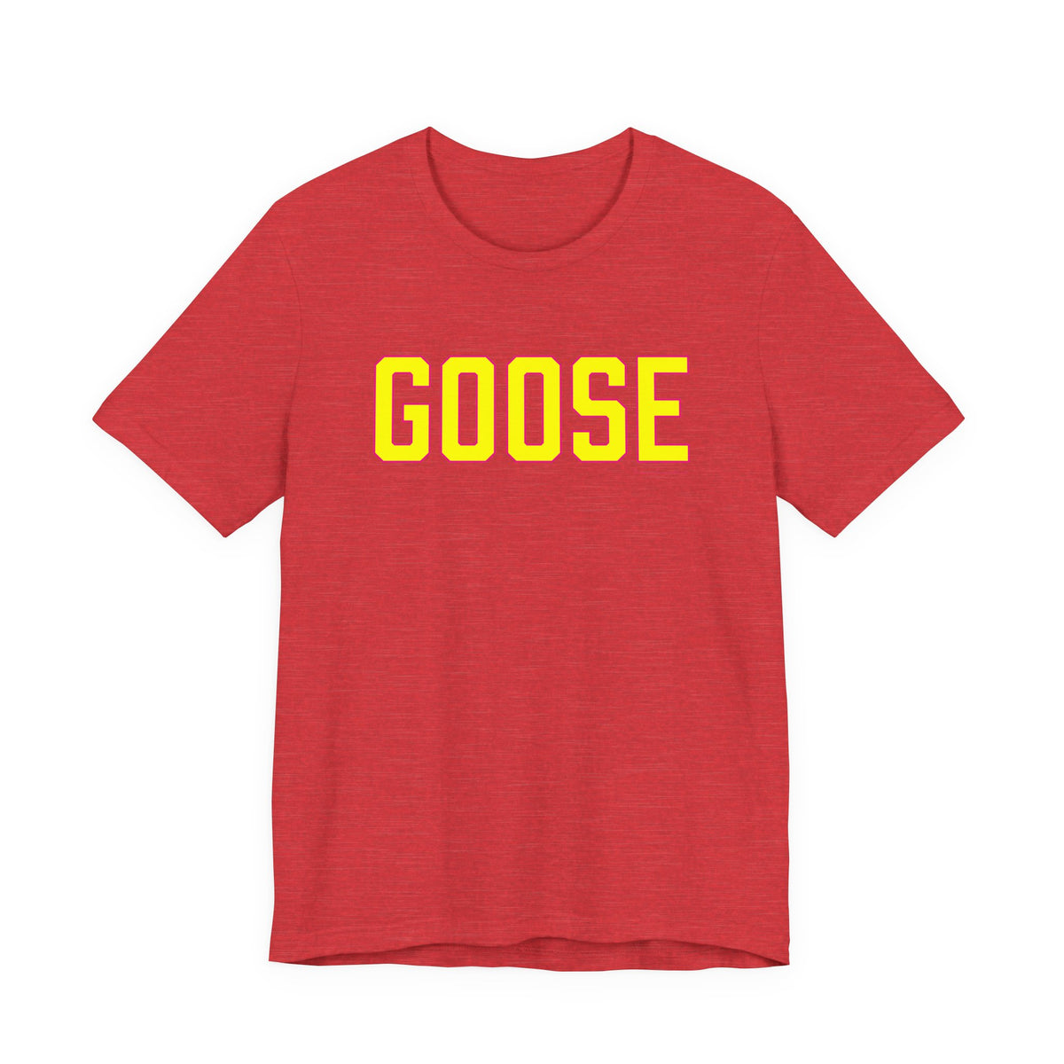 Goose Zip Code Yellow & Pink Unisex Jersey Short Sleeve Tee