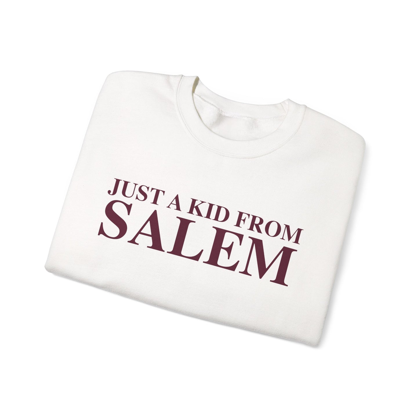 Just a kid from Salem Unisex Heavy Blend™ Crewneck Sweatshirt