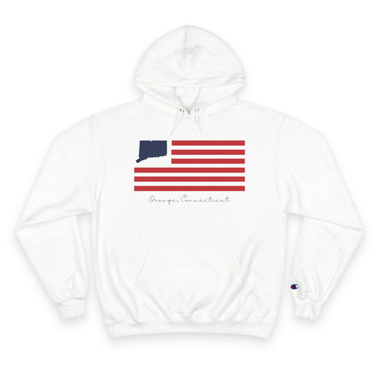 Orange Connecticut Flag Champion Hoodie