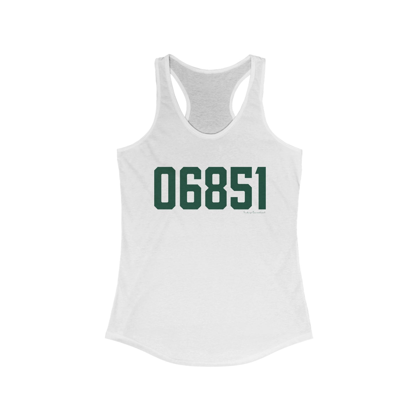 06851 Norwalk Connecticut Zip Code 
Women's Ideal Racerback Tank Top