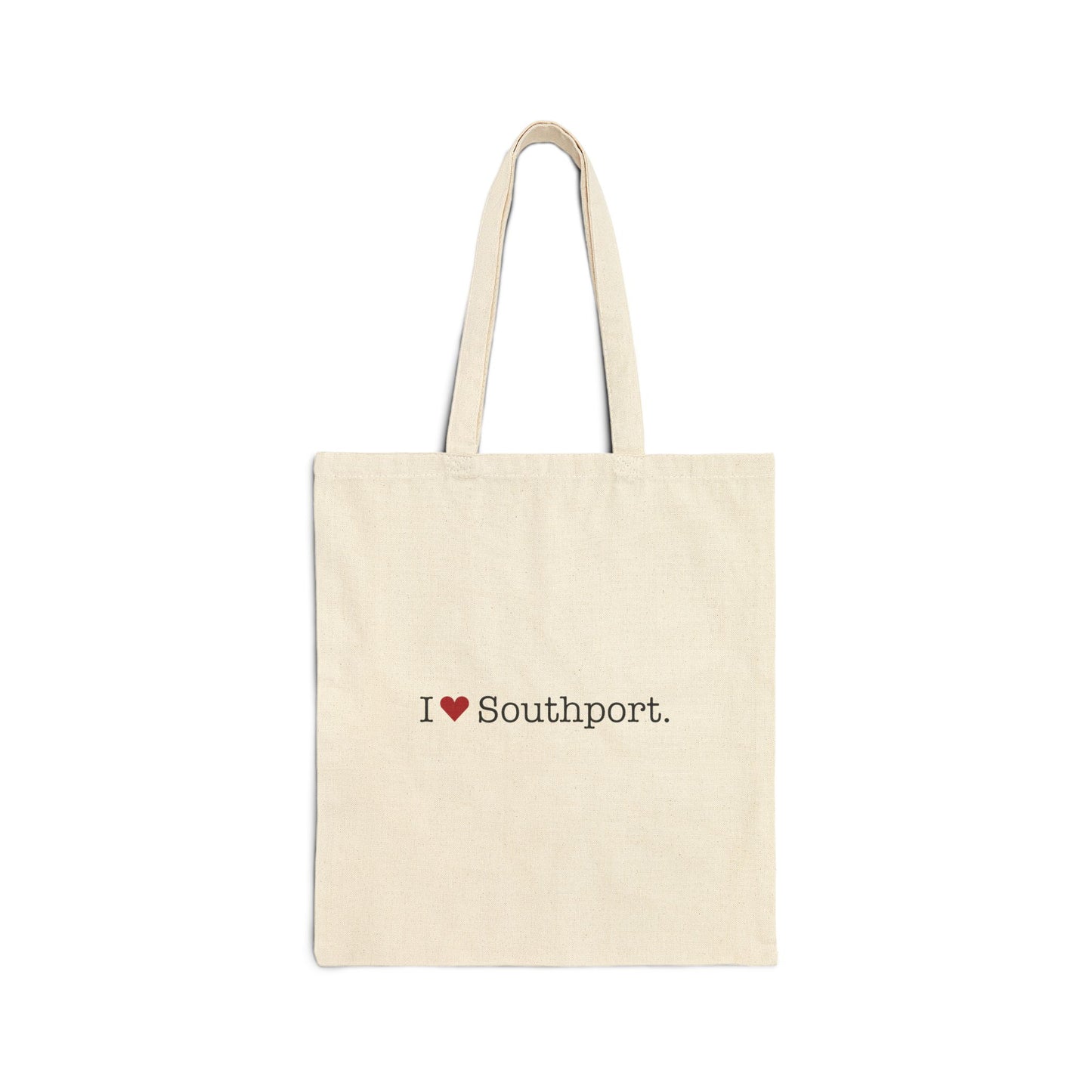I Heart Southport. Cotton Canvas Tote Bag
