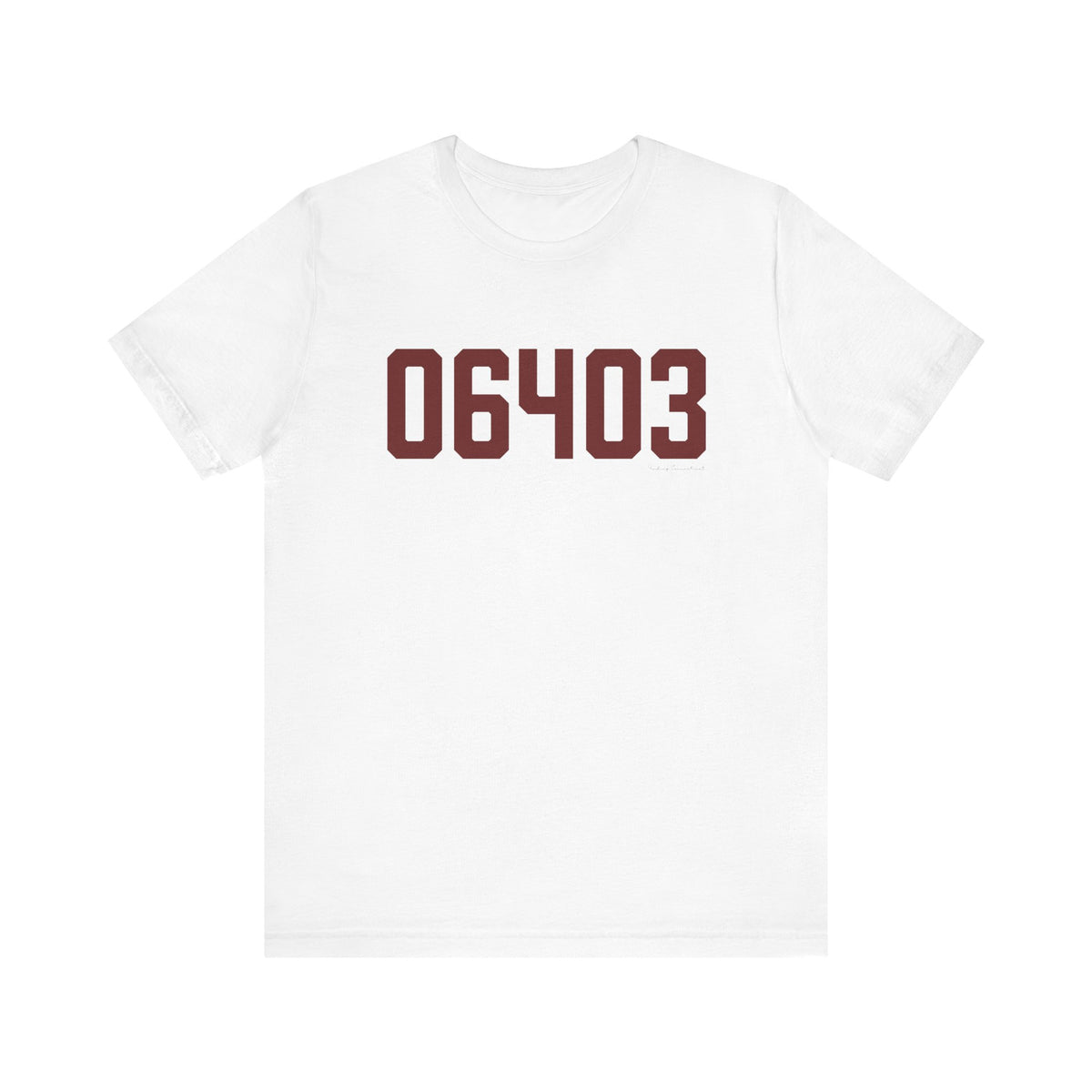 06403 Beacon Falls Connecticut Zip Code Jersey Short Sleeve T-Shirt