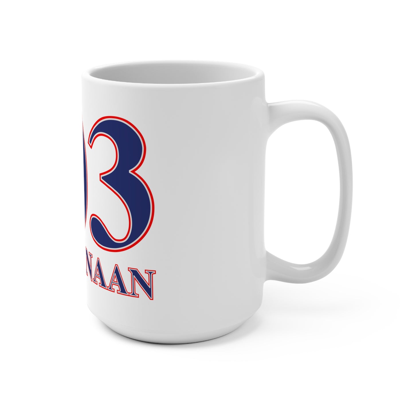 203 New Canaan Red White & Blue Mug 15oz