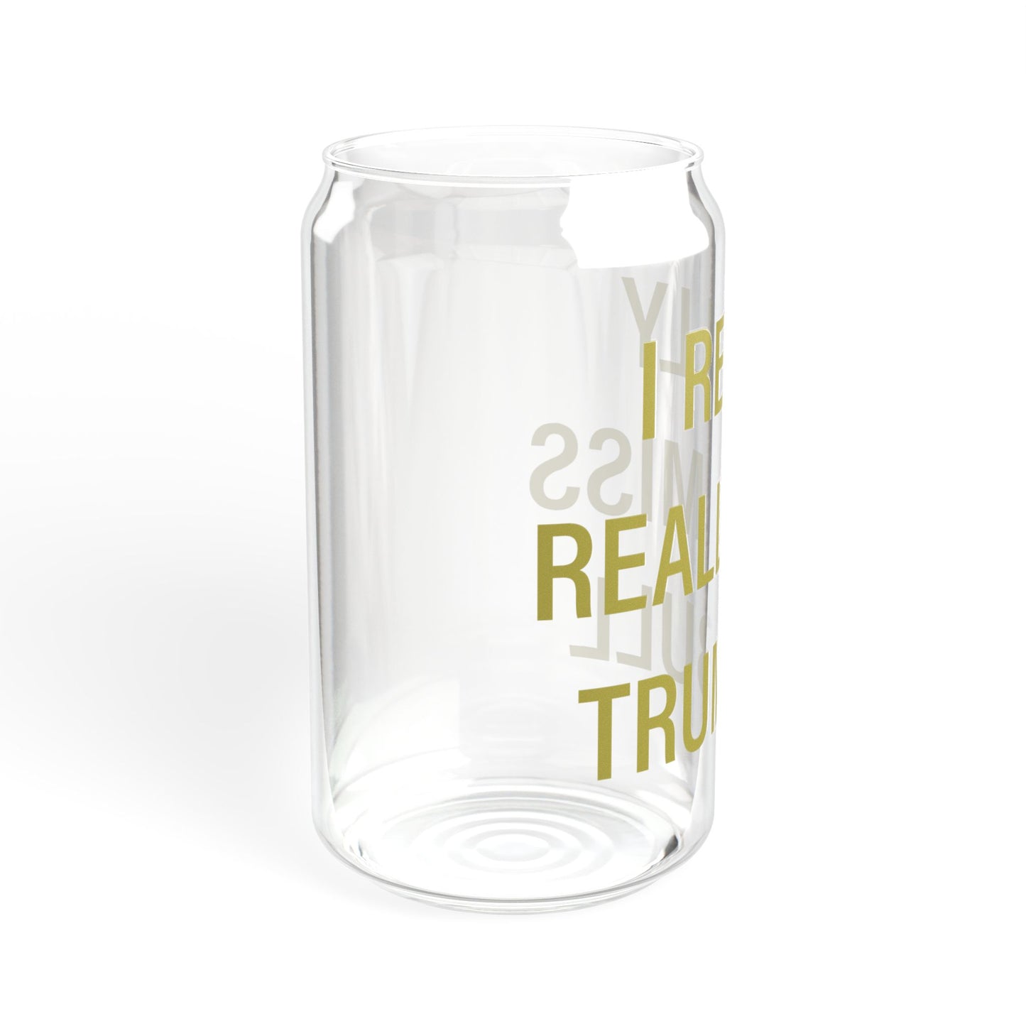 I Really Really Miss Trumbull Sipper Glass, 16oz