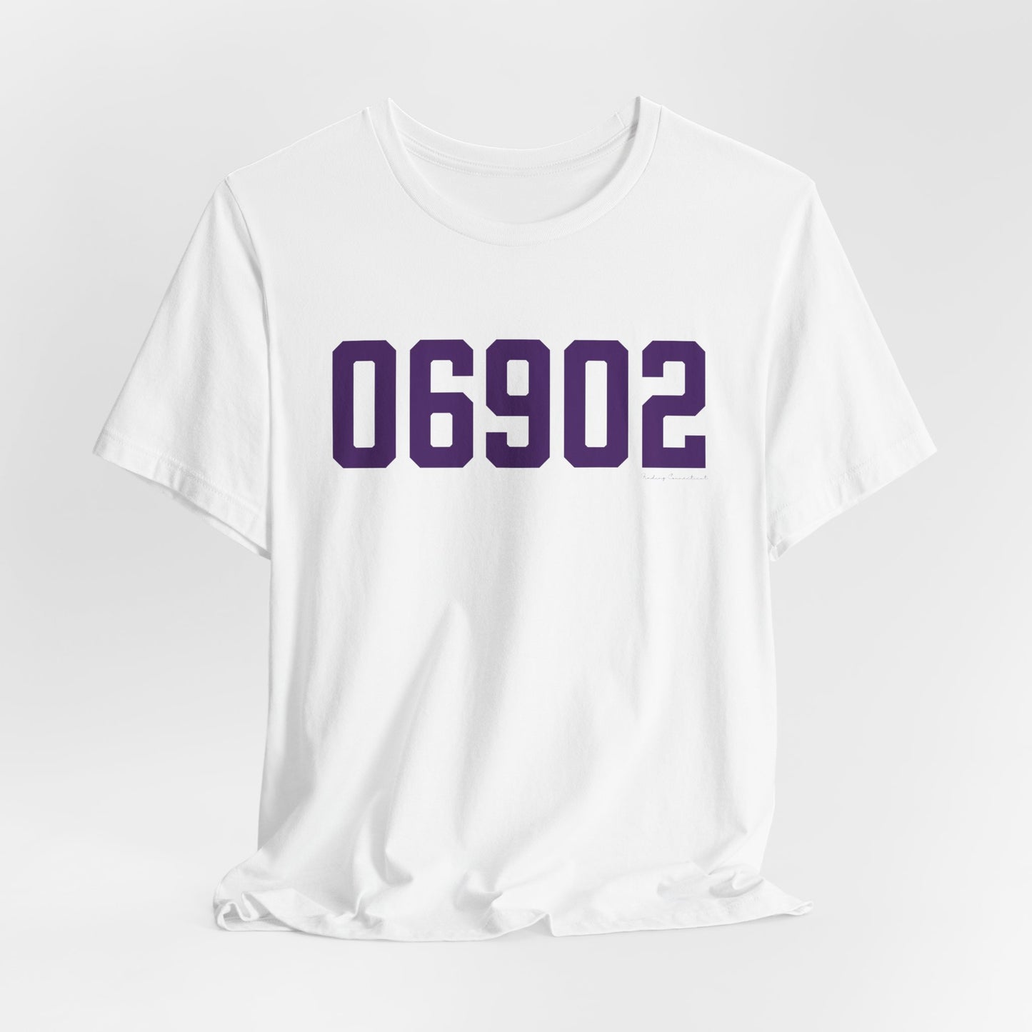 06902 Stamford Connecticut Zip Code Unisex Jersey Short Sleeve T-Shirt