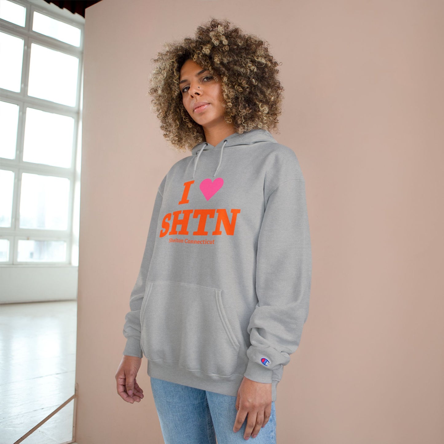I Heart SHTN Champion Hoodie