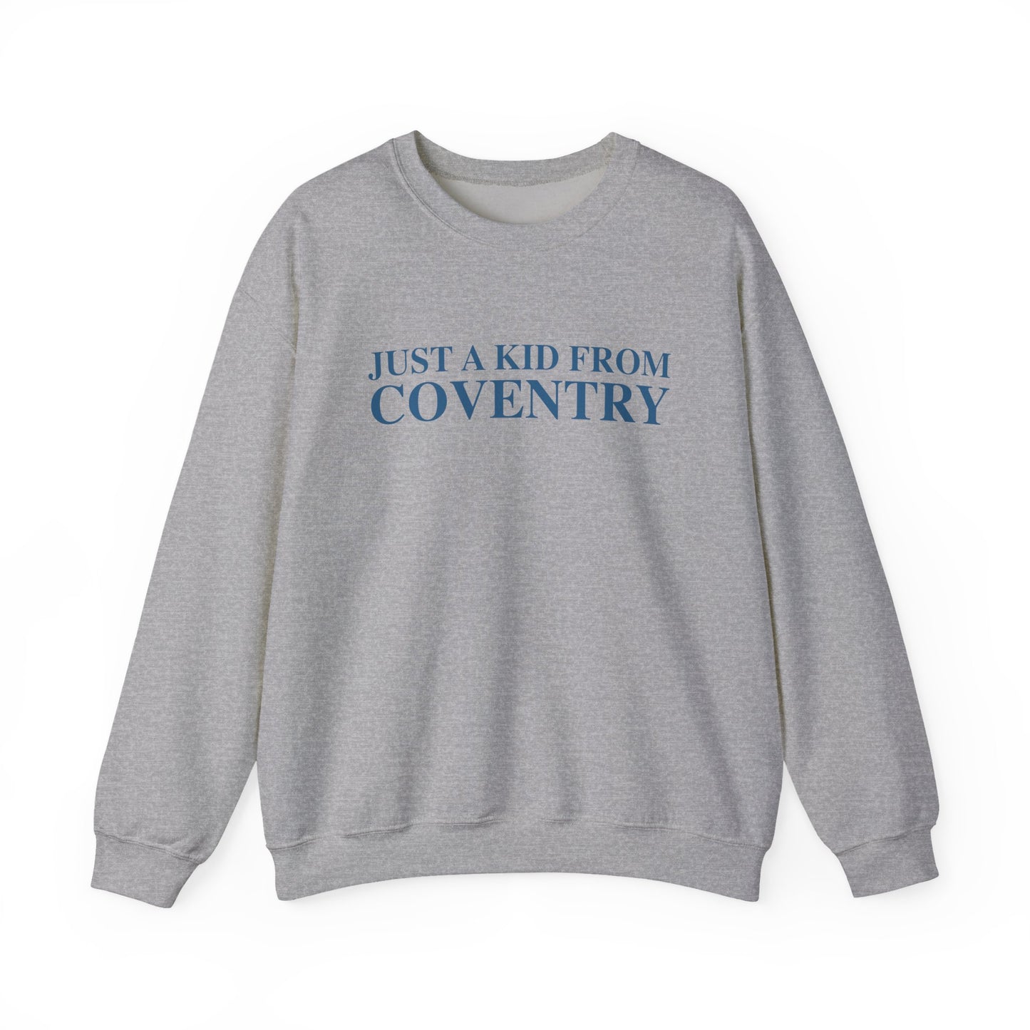 Just a kid from Coventry Unisex Heavy Blend™ Crewneck Sweatshirt