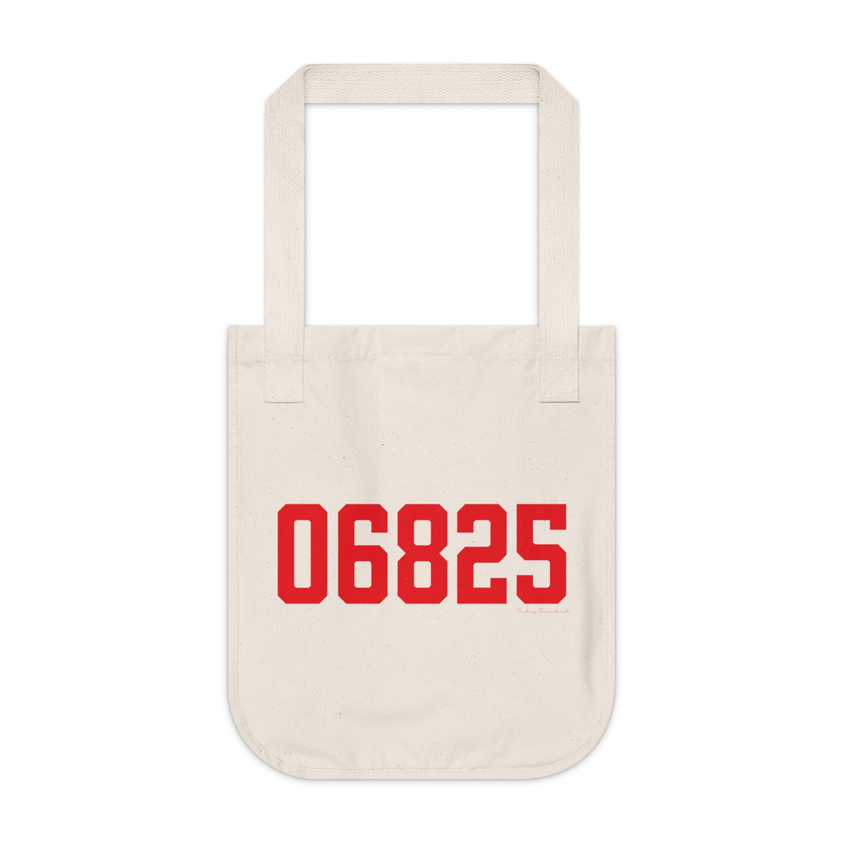 06824 Fairfield Connecticut Zip Code Organic Canvas Tote Bag