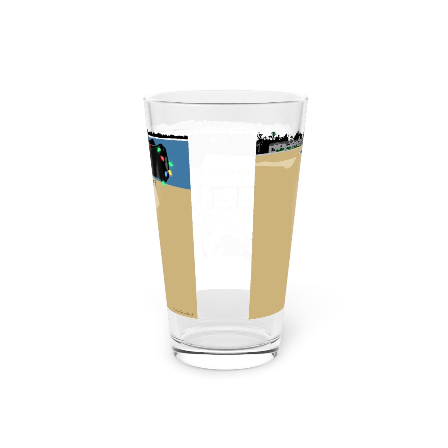 Compo Cannon Lights Pint Glass, 16oz