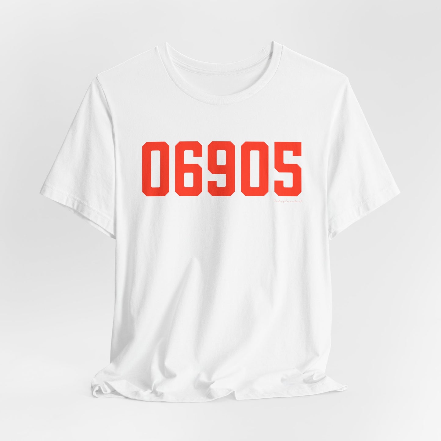 06905 Stamford Connecticut Zip Code Unisex Jersey Short Sleeve T-Shirt