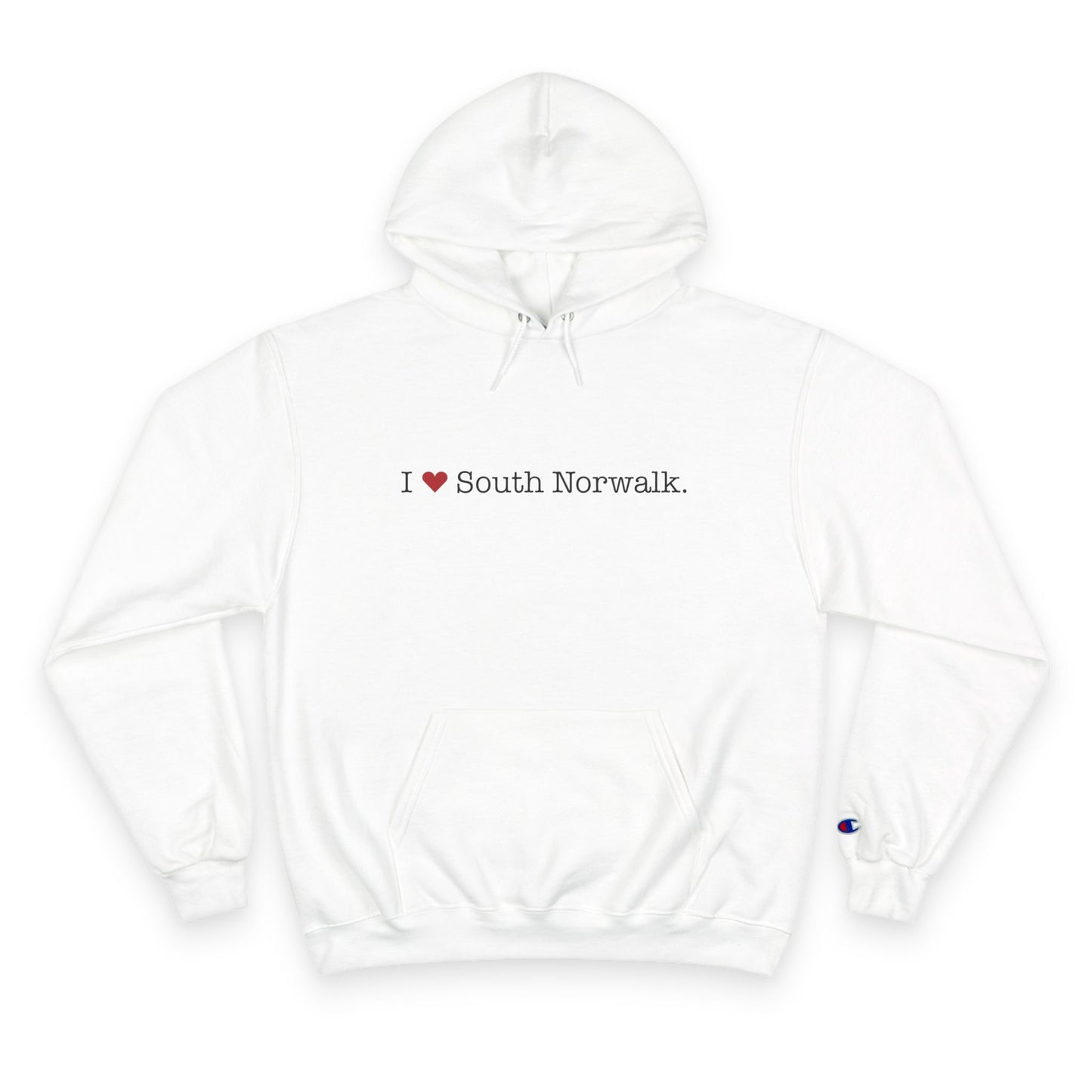 I Heart South Norwalk. Champion Hoodie
