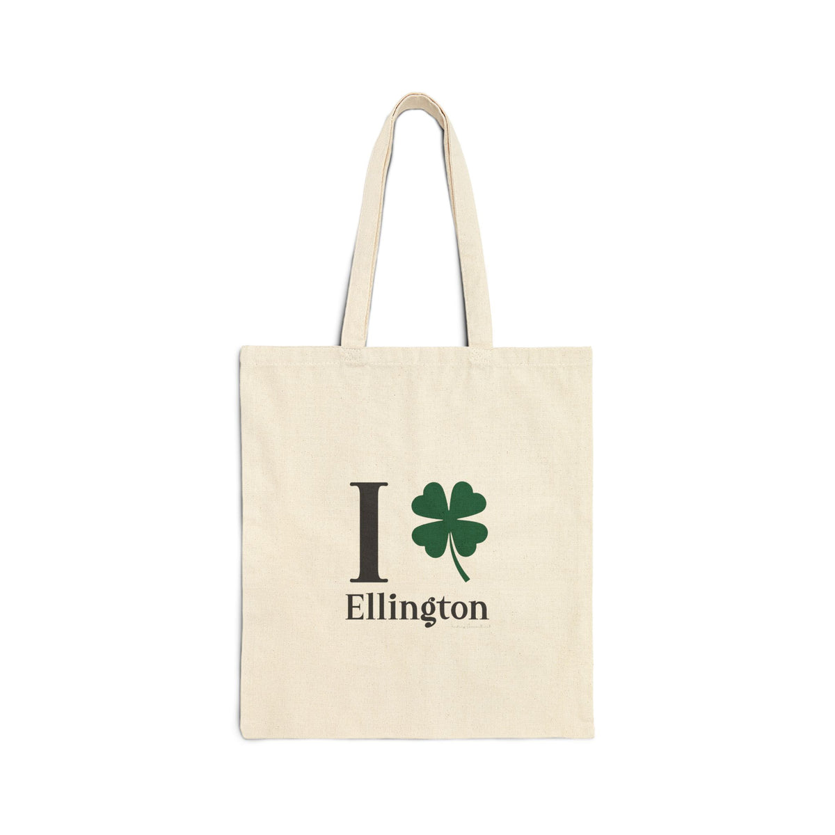 I Clover Ellington Cotton Canvas Tote Bag
