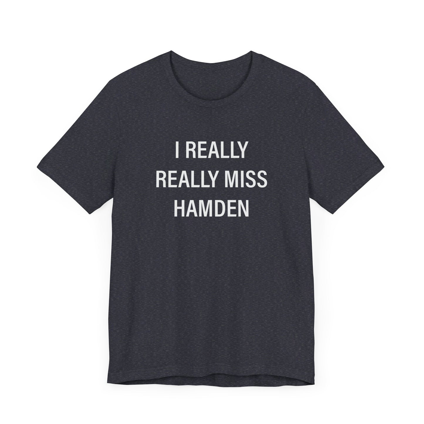 I Really Really Miss Hamden Unisex Jersey Short Sleeve Tee