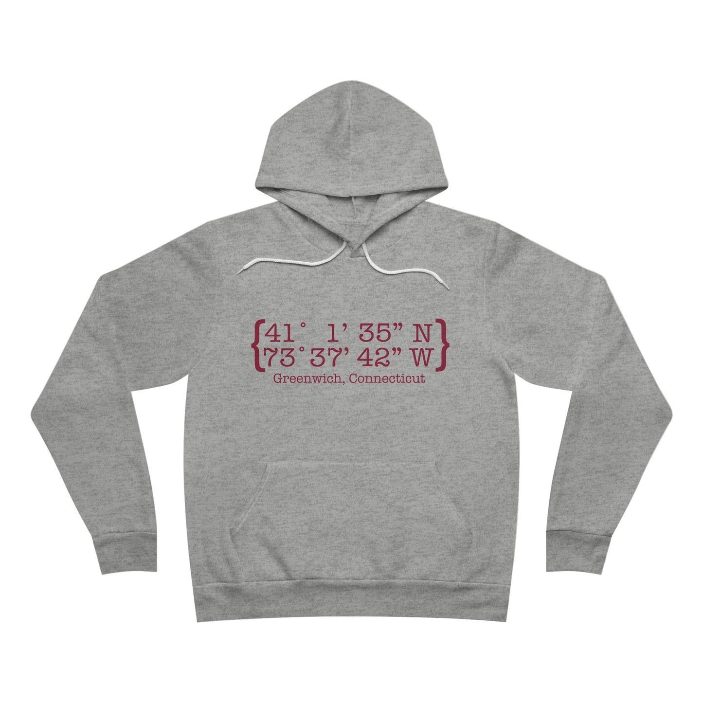 Greenwich Coordinates Unisex Sponge Fleece Pullover Hoodie