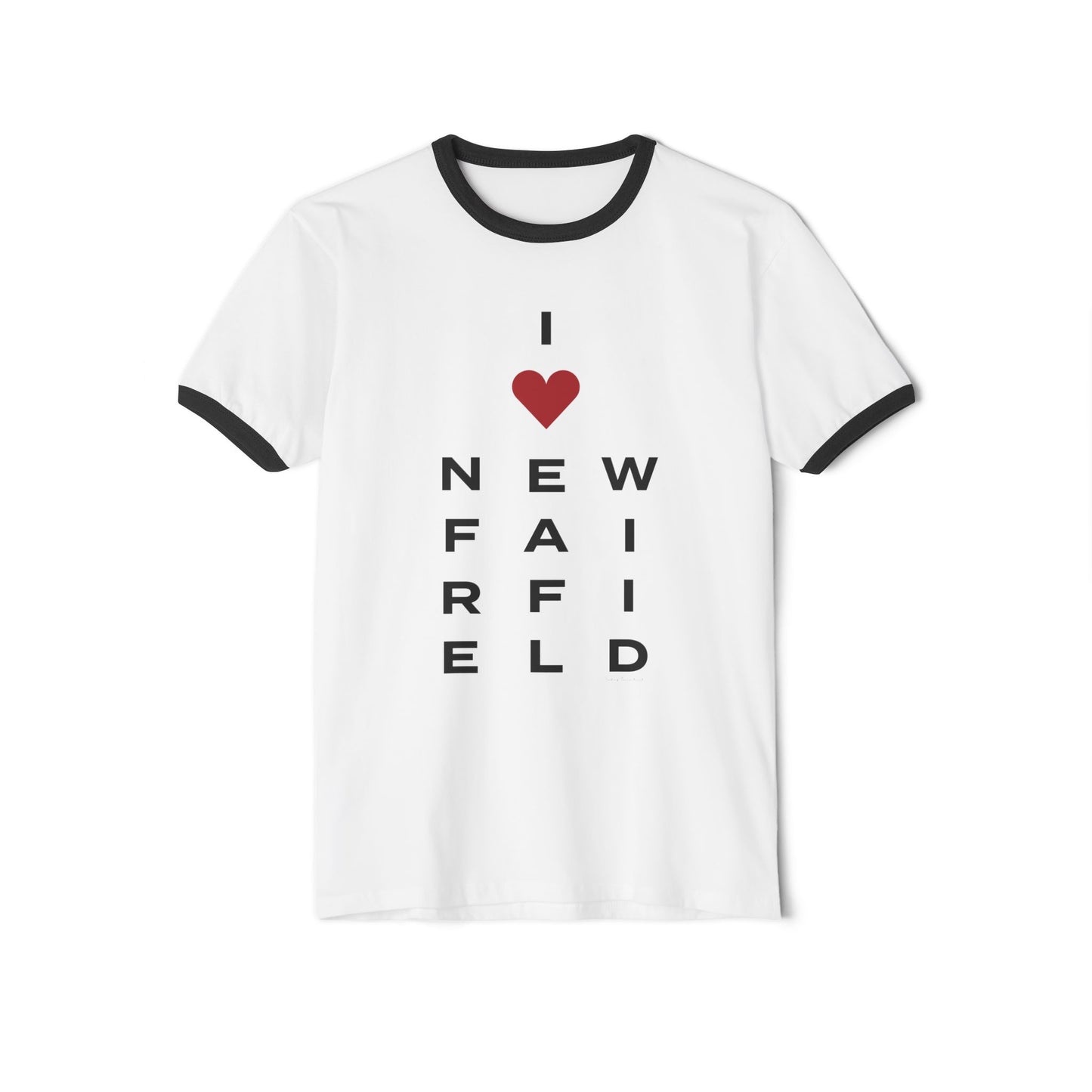 New Fairfield Vision Unisex Cotton Ringer T-Shirt