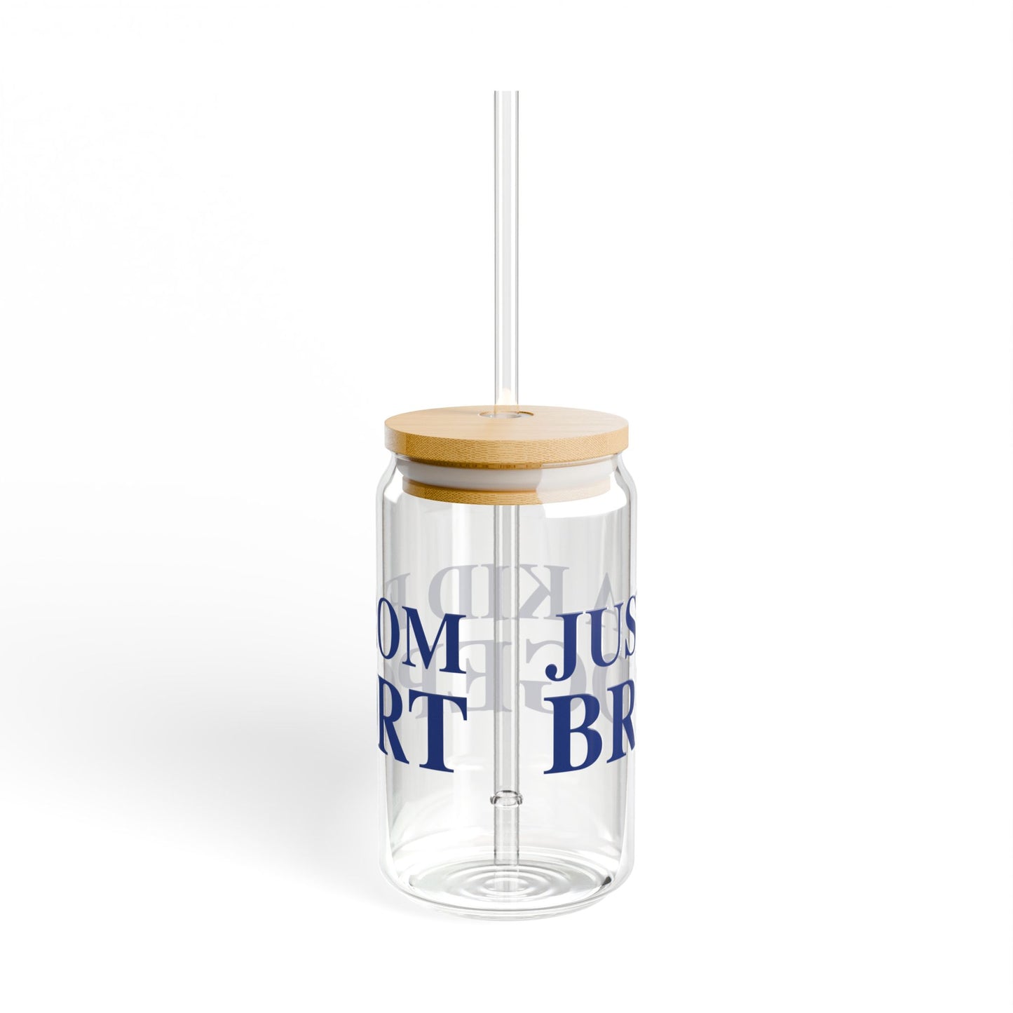 Just a kid from Bridgeport Sipper Glass, 16oz