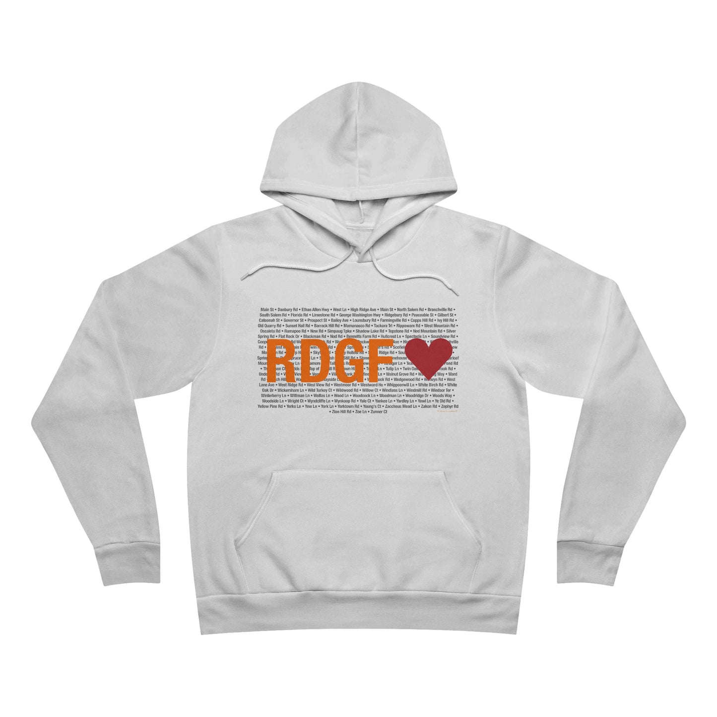Ridgefield Love Unisex Sponge Fleece Pullover Hoodie