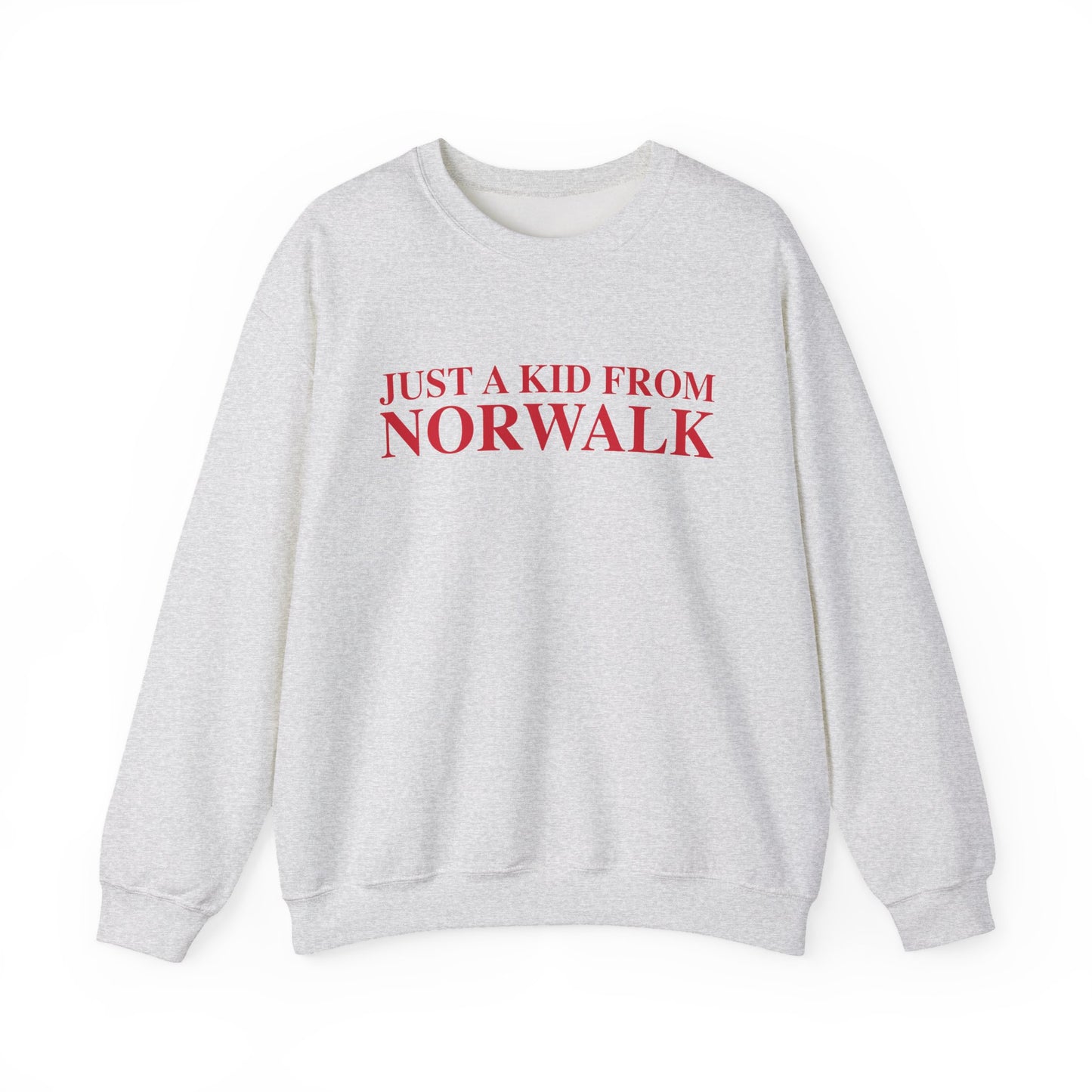 Just a kid from Norwalk Unisex Heavy Blend™ Crewneck Sweatshirt