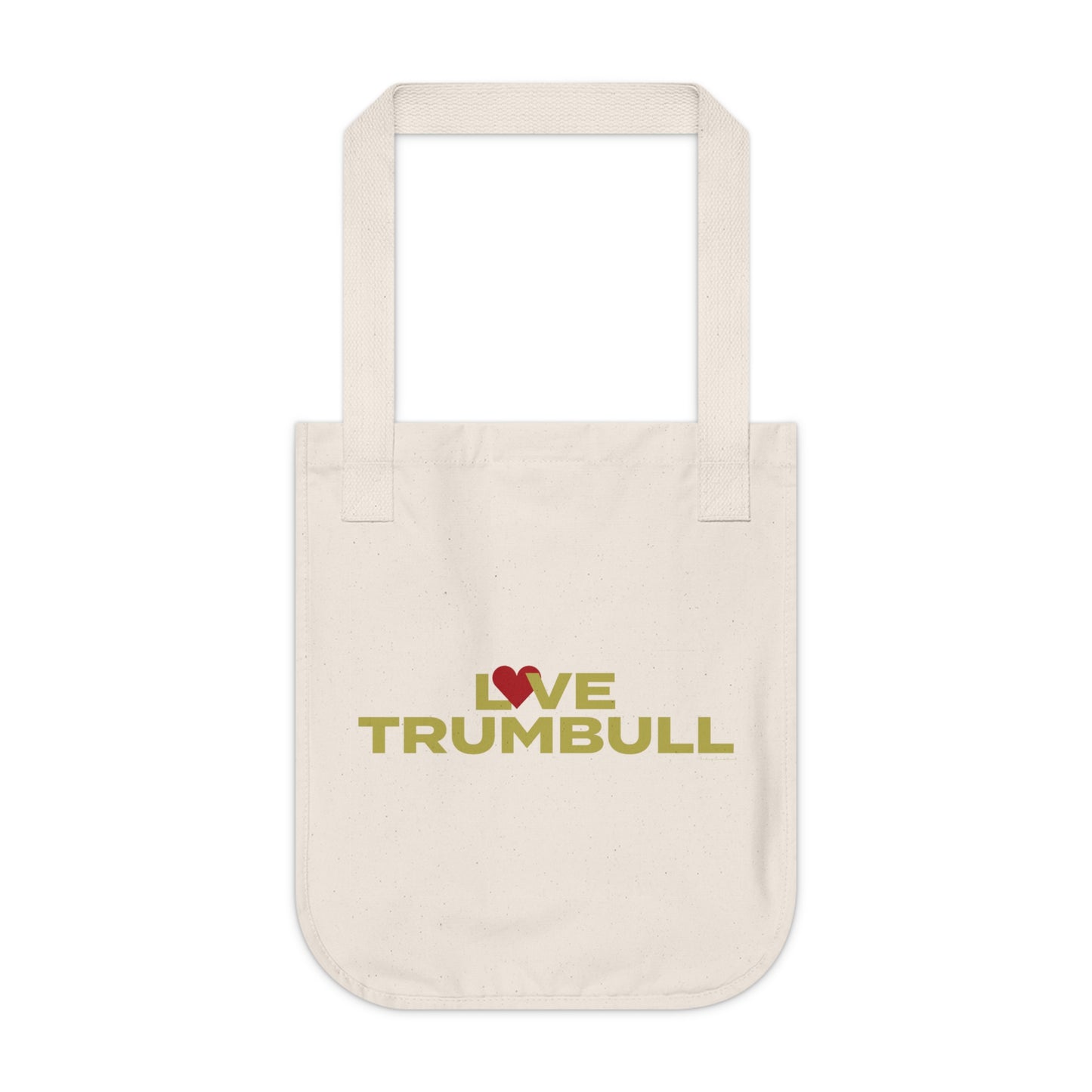 Love Trumbull Organic Canvas Tote Bag