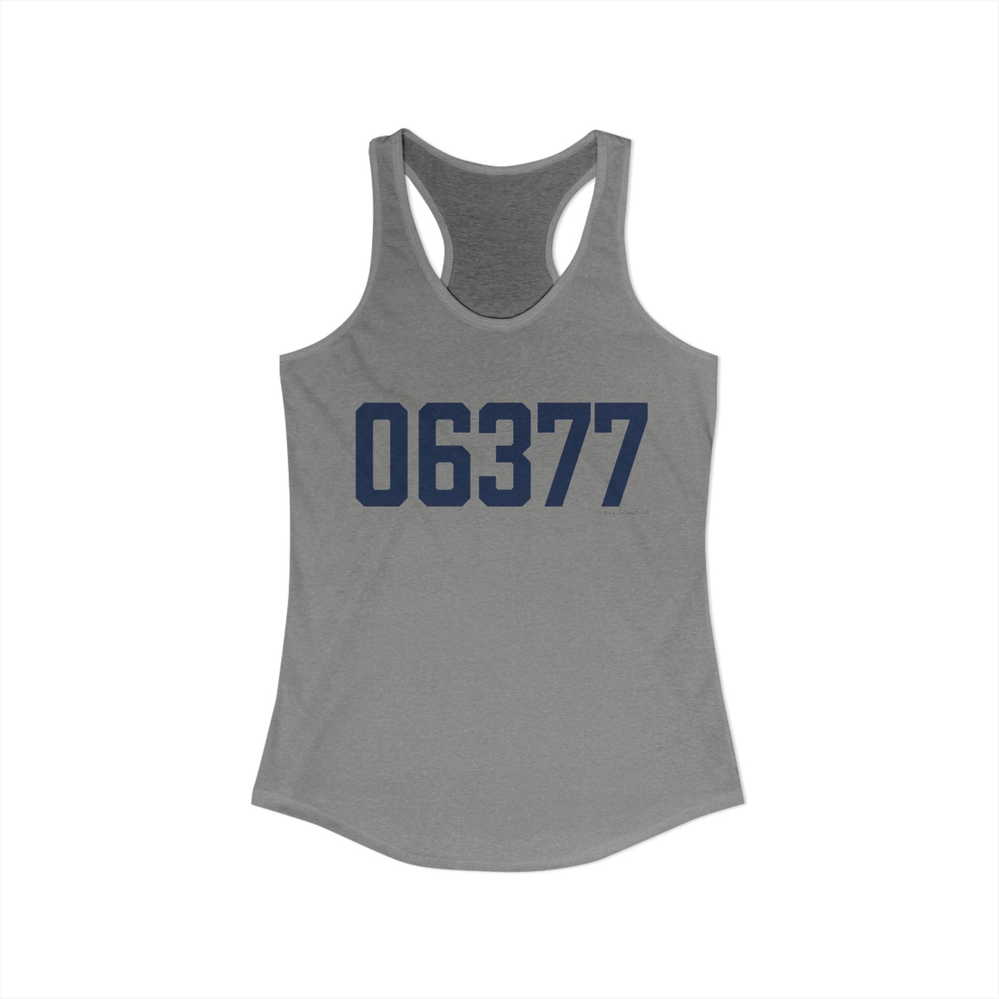 06377 Sterling Connecticut Zip Code Women's Ideal Racerback Tank Top