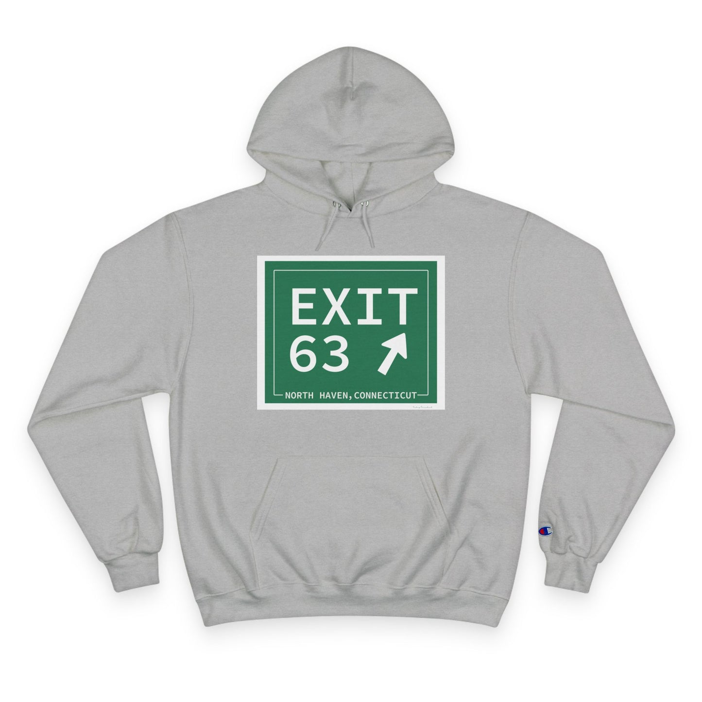 Vintage Exit 63 WCP Sign Champion Hoodie