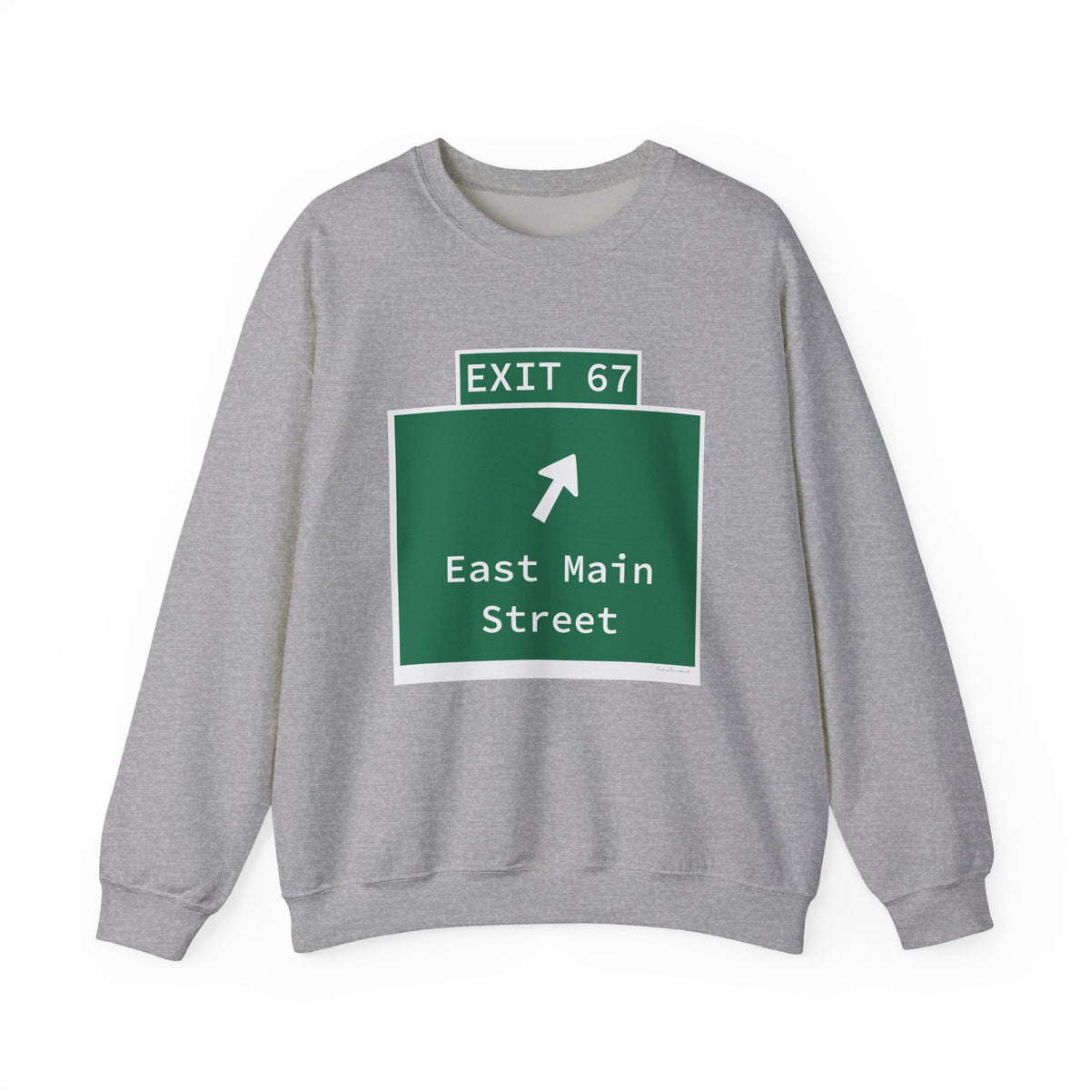 Vintage WCP Exit 67 Sign Unisex Heavy Blend™ Crewneck Sweatshirt