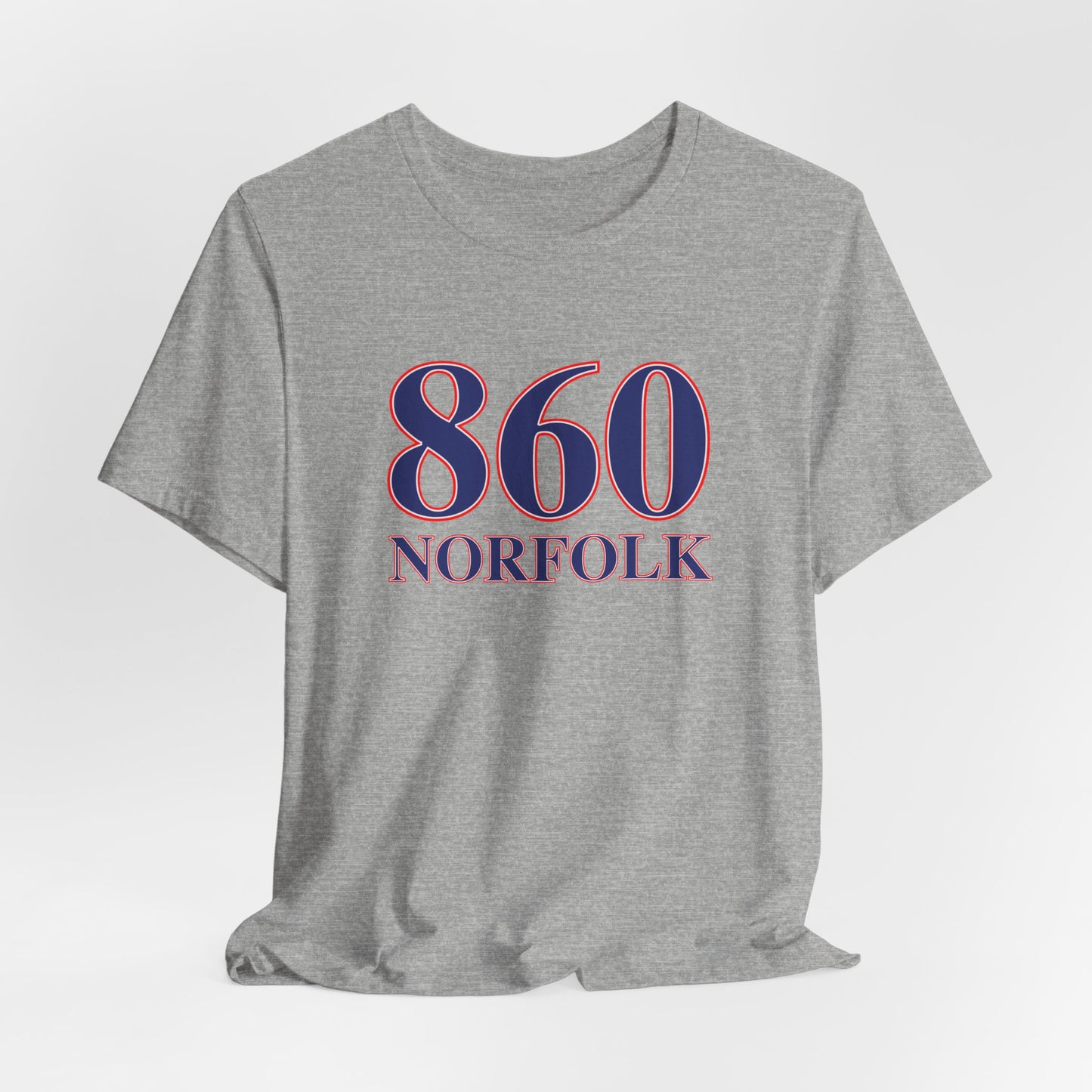 860 Norfolk Red White & Blue Unisex Jersey Short Sleeve T-Shirt