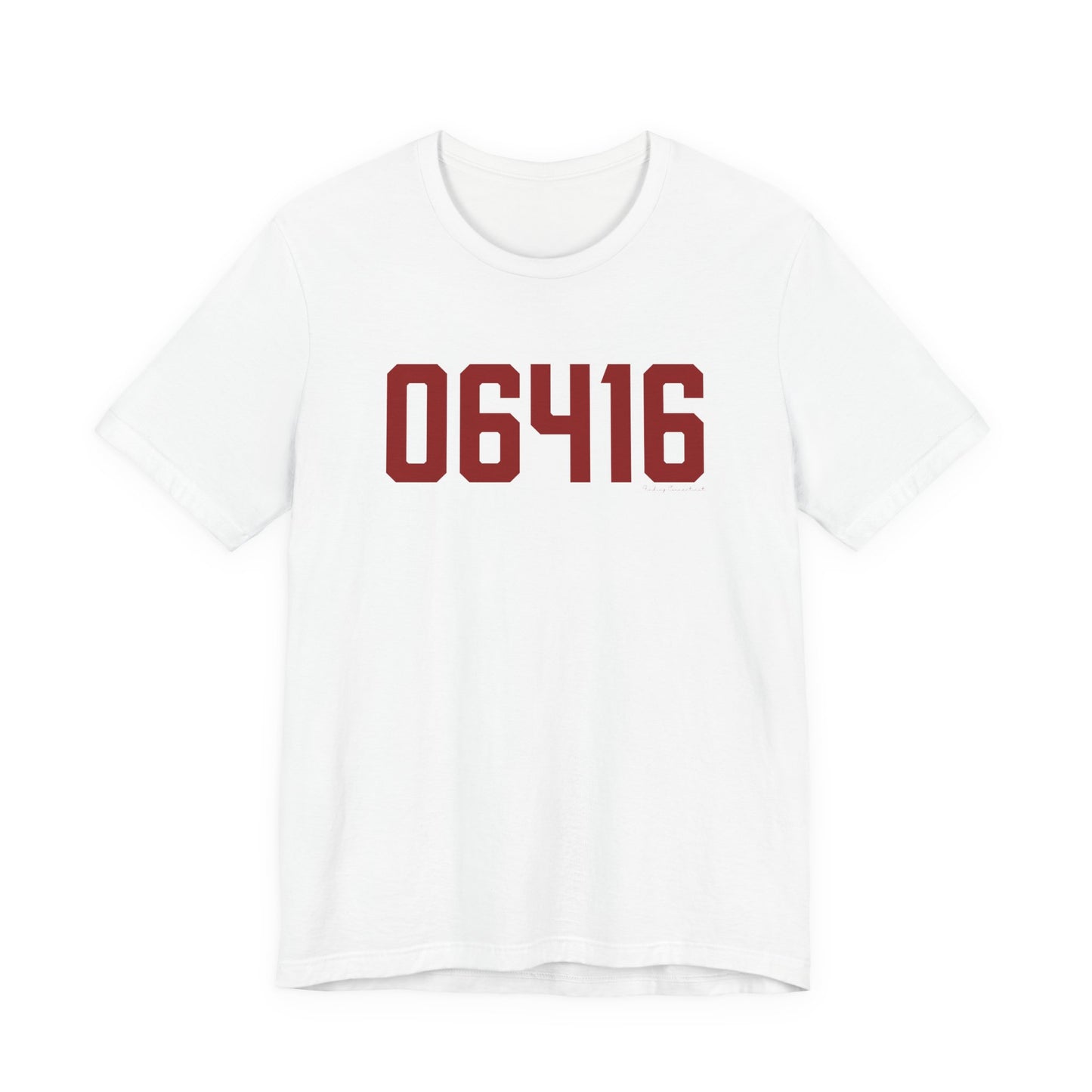 06416 Cromwell Connecticut Zip Code Unisex Jersey Short Sleeve T-Shirt