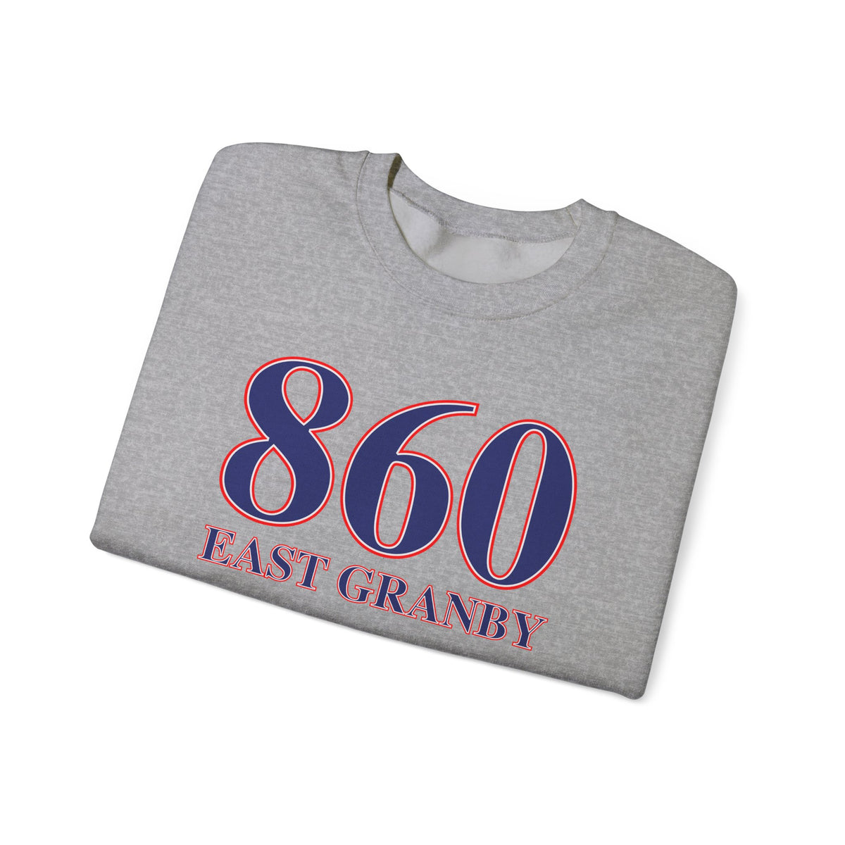 860 East Granby Red White & Blue Unisex Heavy Blend™ Crewneck Sweatshirt
