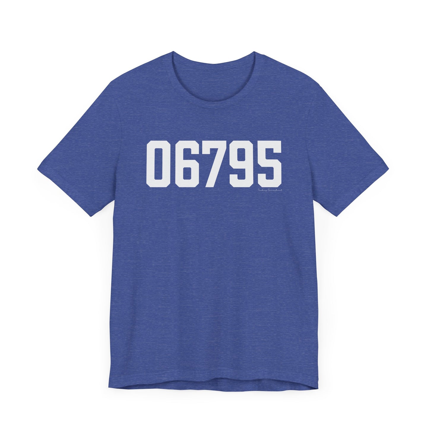 06795 - Watertown CT Zip Code Unisex Jersey Short Sleeve T-Shirt