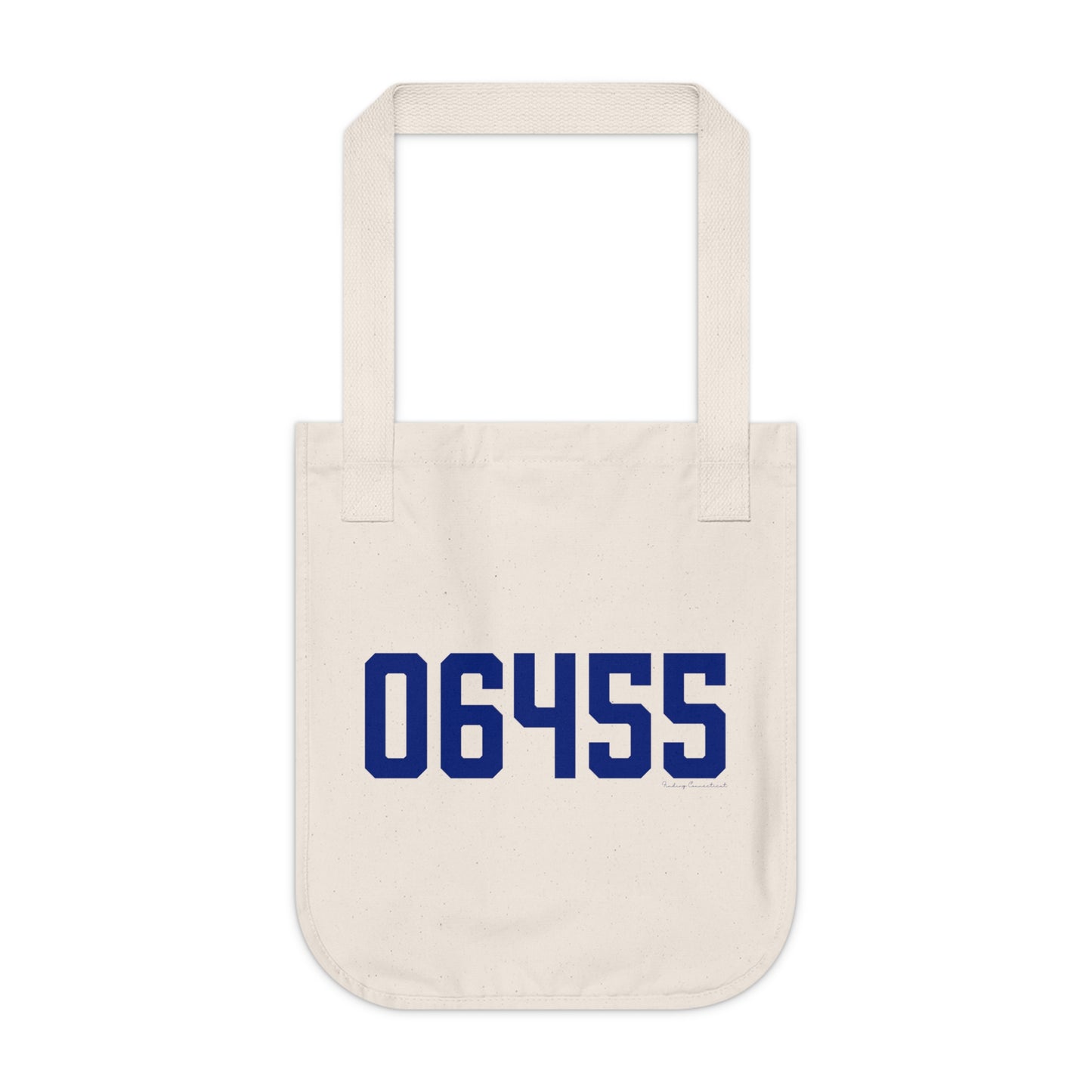 06455 Middlefield Connecticut Zip Code Organic Canvas Tote Bag