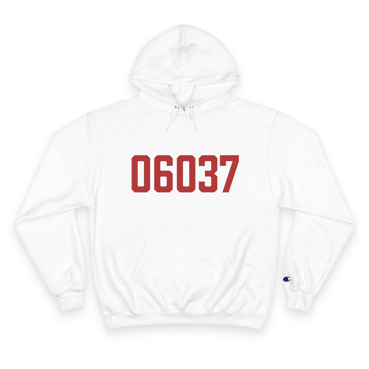 06037 Berlin Connecticut Zip Code Champion Hoodie