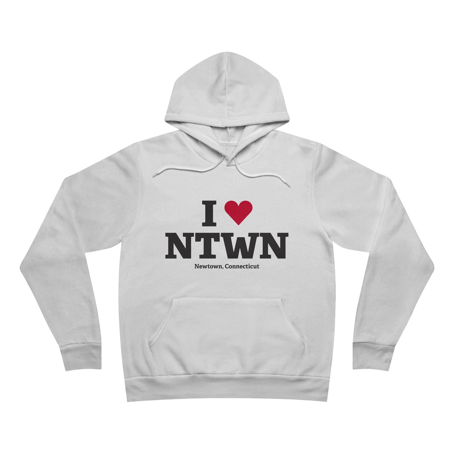 I Heart NTWN Unisex Sponge Fleece Pullover Hoodie