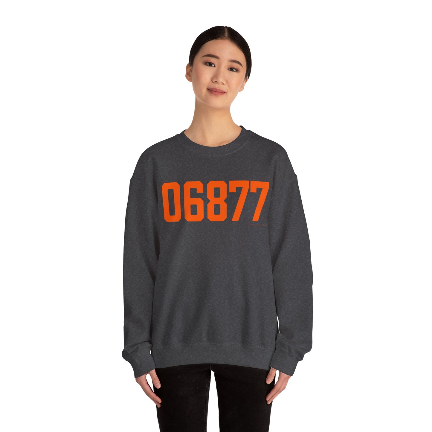06877 Ridgefield Connecticut Zip Code Unisex Heavy Blend™ Crewneck Sweatshirt