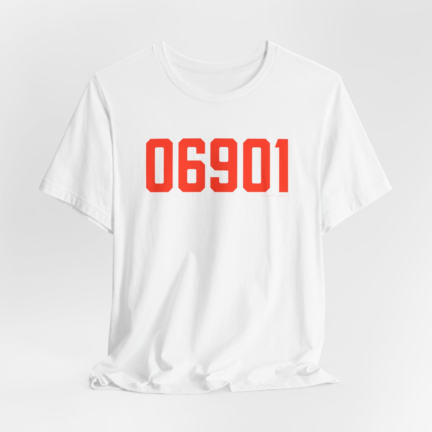 06901 Stamford Connecticut Zip Code Unisex Jersey Short Sleeve T-Shirt