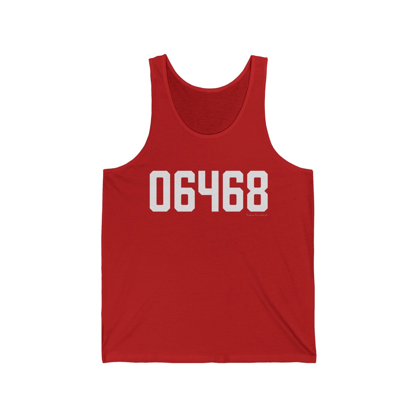 06468 Monroe Connecticut Zip Code Unisex Jersey Tank Top