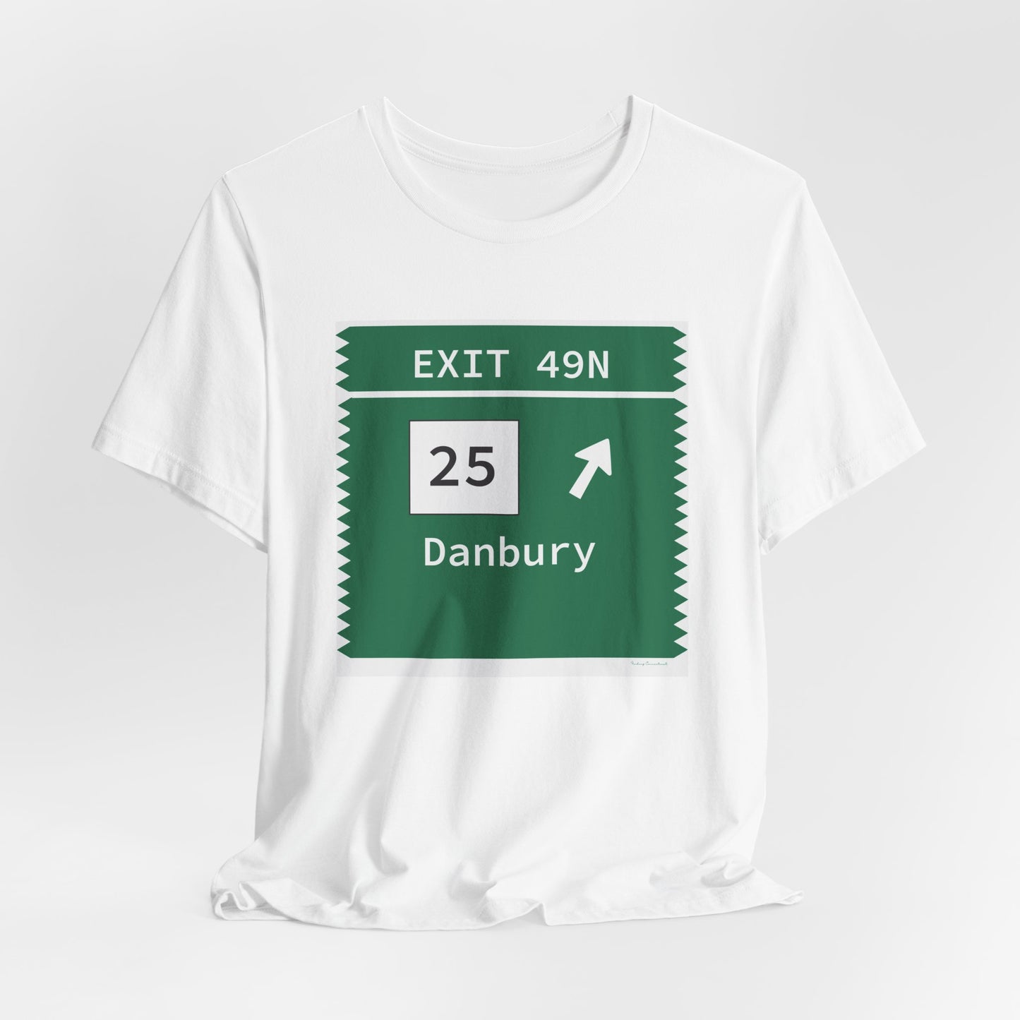 Vintage Merritt Parkway Exit 49N Sign Unisex Jersey Short Sleeve T-Shirt