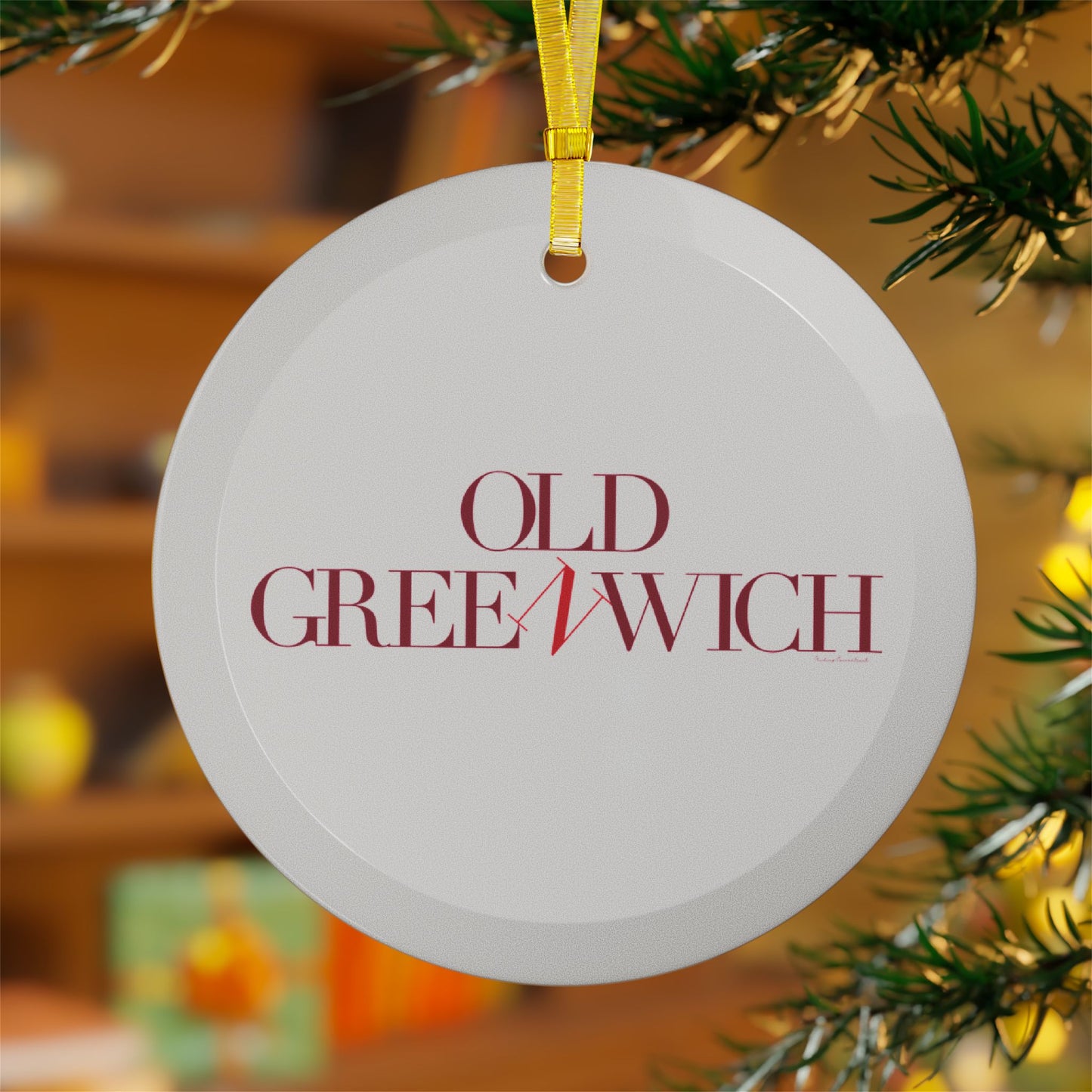 41 Tilt Old Greenwich Glass Ornaments