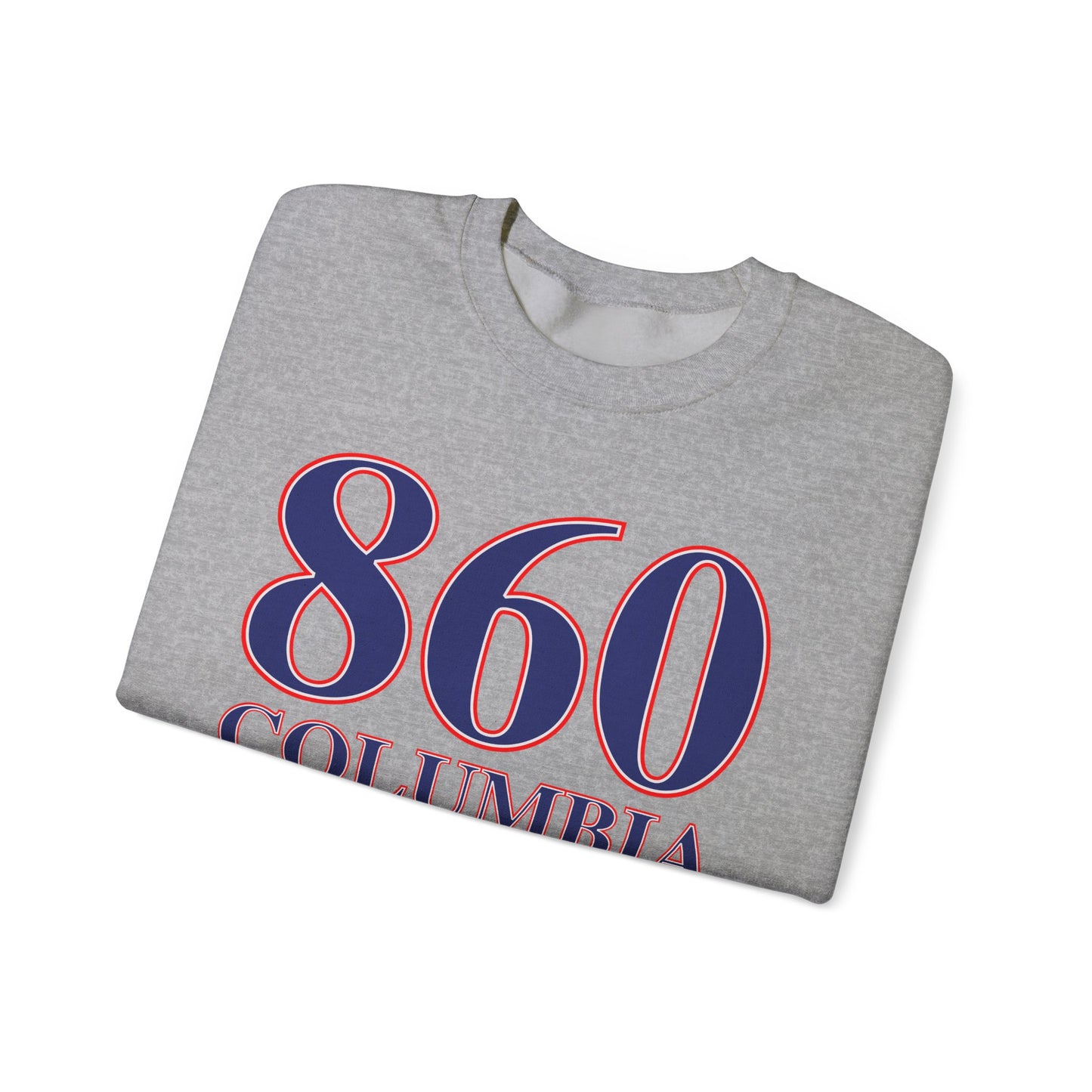 860 Columbia Red White & Blue Unisex Heavy Blend™ Crewneck Sweatshirt